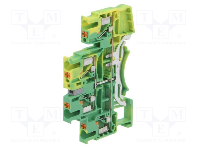 Splice terminal: rail; DSKK; for DIN rail mounting; spring clamp