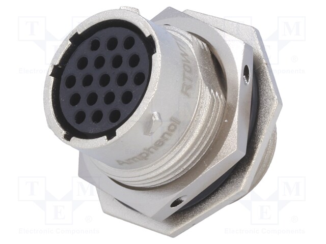 Connector: circular; Series: RT360; socket,plug; female; PIN: 19