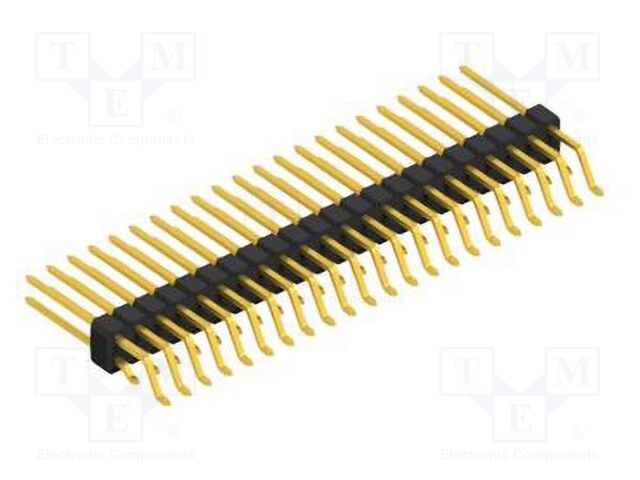 Connector: pin strips; pin header; male; PIN: 44; 2.54mm; SMT; 2x22