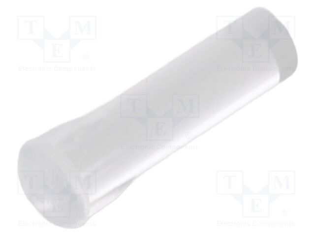 Fiber for LED; Ø3.2mm; L: 10.8mm; round; Front: convex; straight