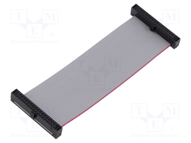 Ribbon cable with IDC connectors; Tape ph: 0.64mm; 76.2mm