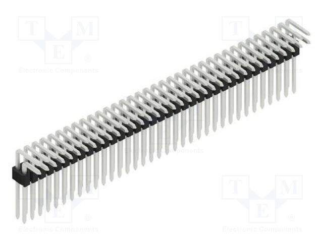 Connector: pin strips; pin header; male; PIN: 70; 1.27mm; THT; 2x35