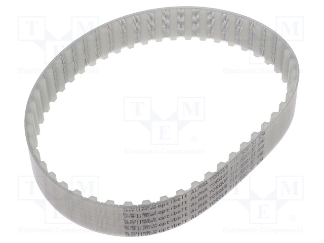 Timing belt; T10; W: 25mm; H: 4.5mm; Lw: 500mm; Tooth height: 2.5mm