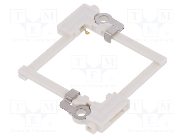 Connector: LED holder; push-in; Features: one-piece