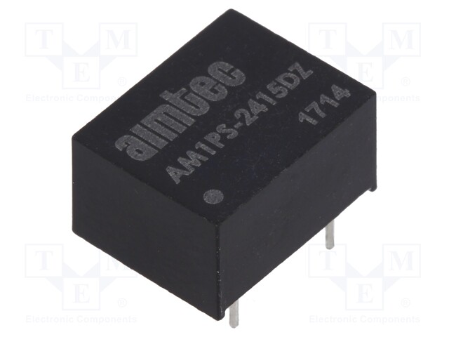 Converter: DC/DC; 1W; Uin: 21.6÷26.4V; Uout: 15VDC; Uout2: -15VDC