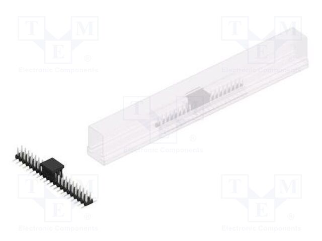 Connector: pin strips; pin header; male; PIN: 42; 2mm; SMT; 2x21