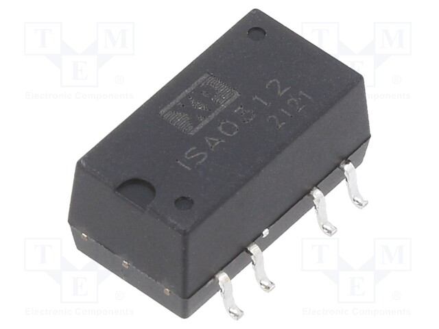 Converter: DC/DC; 1W; Uin: 2.97÷3.63V; Uout: 12VDC; Uout2: 12VDC