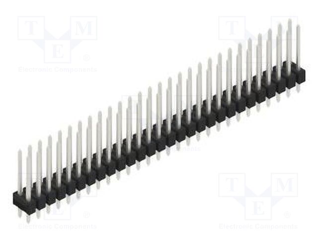 Connector: pin strips; pin header; male; PIN: 56; 2.54mm; THT; 2x28