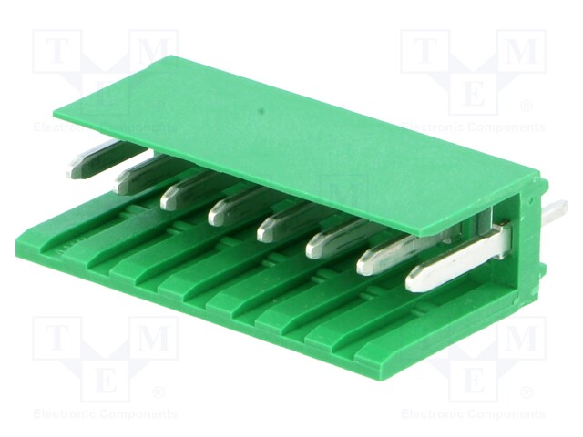 Socket; wire-board; male; AMPMODU MOD I; 3.96mm; PIN: 8; THT; tinned