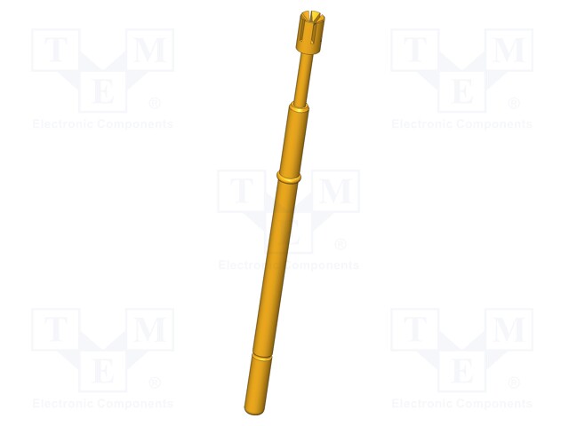 Test needle; Operational spring compression: 4mm; 8A; Ø: 2mm; 1.5N