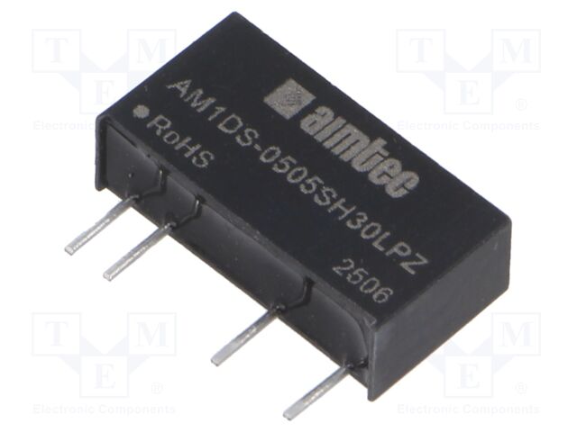 Converter: DC/DC; 1W; Uin: 4.5÷5.5V; Uout: 5VDC; Iout: 200mA; SIP7