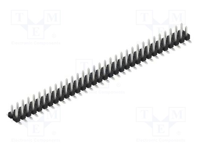 Connector: pin strips; pin header; male; PIN: 64; 2.54mm; SMT; 2x32