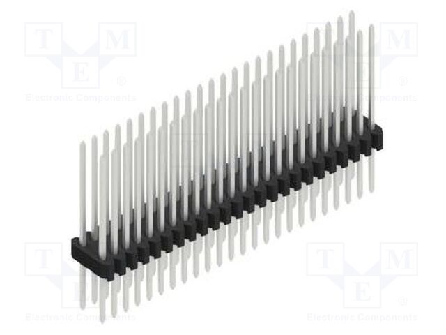 Connector: pin strips; pin header; male; PIN: 48; 1.27mm; THT; 2x24