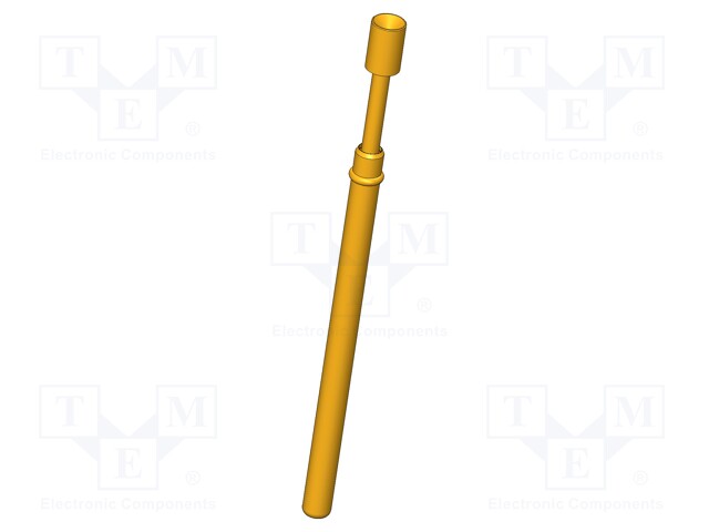 Test needle; Operational spring compression: 4mm; 5A; Ø: 2mm; 0.8N