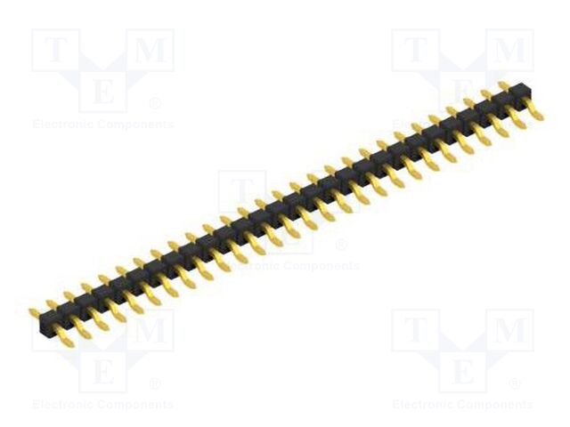 Connector: pin strips; pin header; male; PIN: 28; 2.54mm; SMT; 1x28