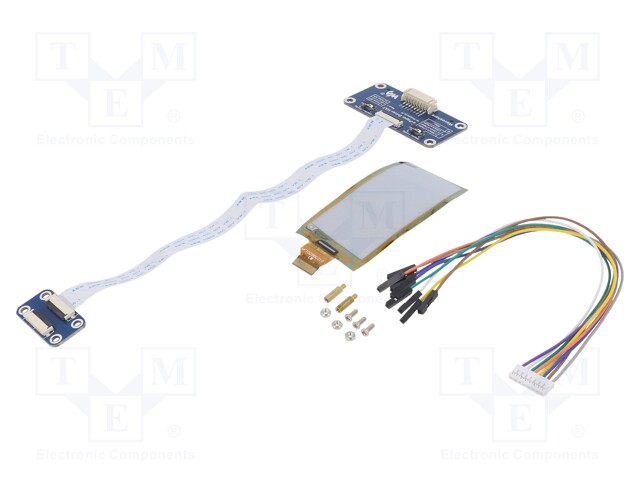 Display: e-paper; 2.9"; 296x128; Window dimensions: 66.9x29.06mm