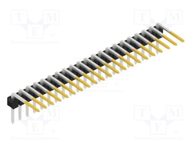 Connector: pin strips; pin header; male; PIN: 21; 2.54mm; THT; 1x21