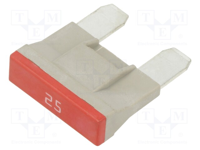 Fuse: fuse; 25A; 80VDC; automotive; 30mm