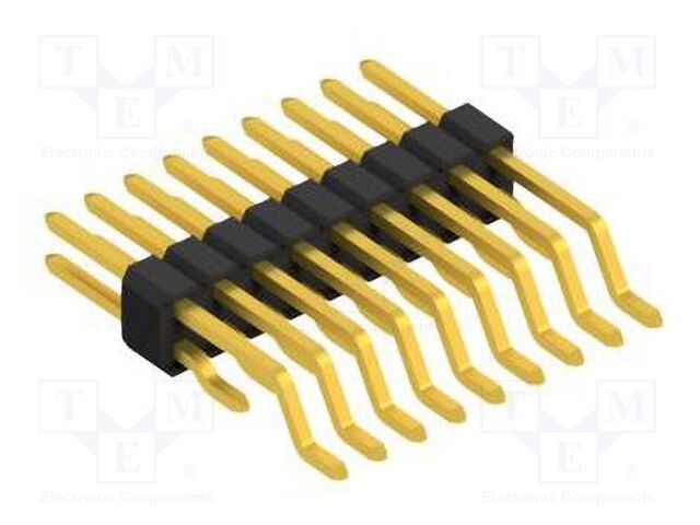 Connector: pin strips; pin header; male; PIN: 18; 1.27mm; SMT; 2x9