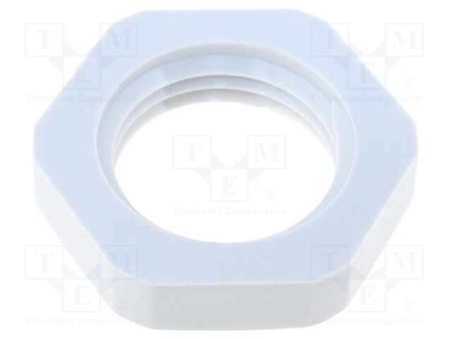 Nut; PG9; polyamide; 22mm; Thread: PG