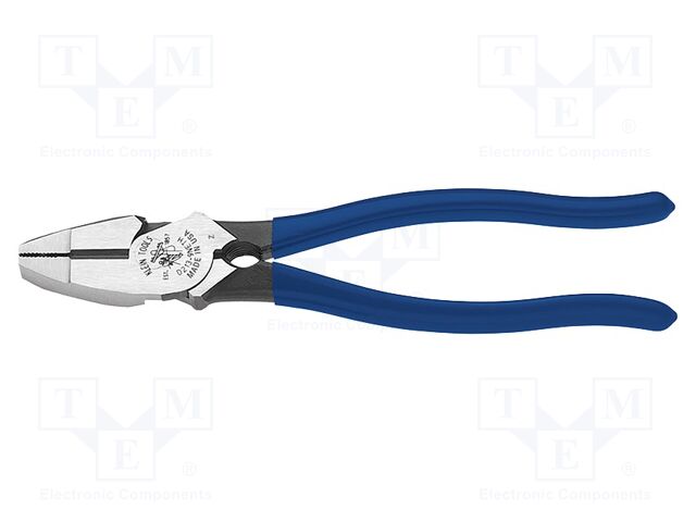 Pliers; cutting,universal; handles with plastic grips; 237mm