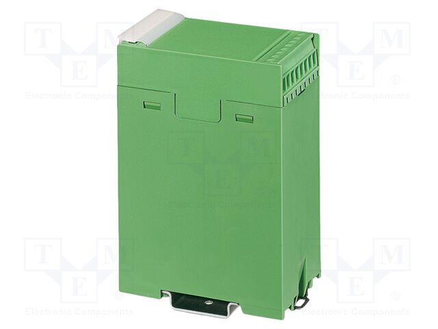 Enclosure base; green; UL94HB; EG 45; for DIN rail mounting