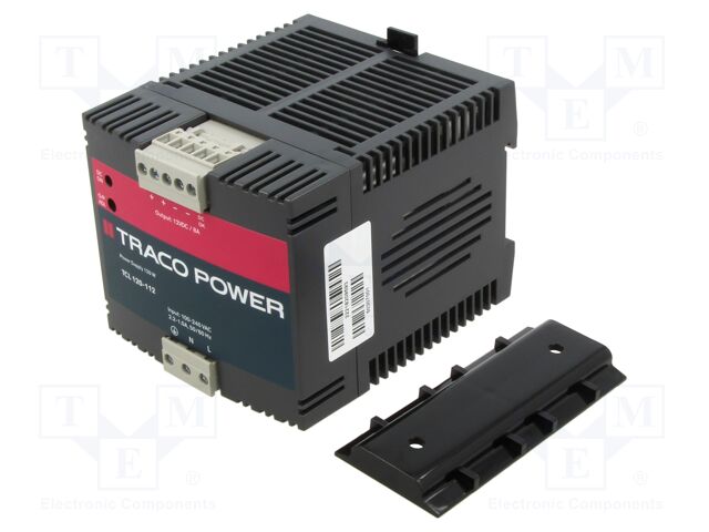 Power supply: switched-mode; for DIN rail; 120W; 12VDC; 8A; IP20