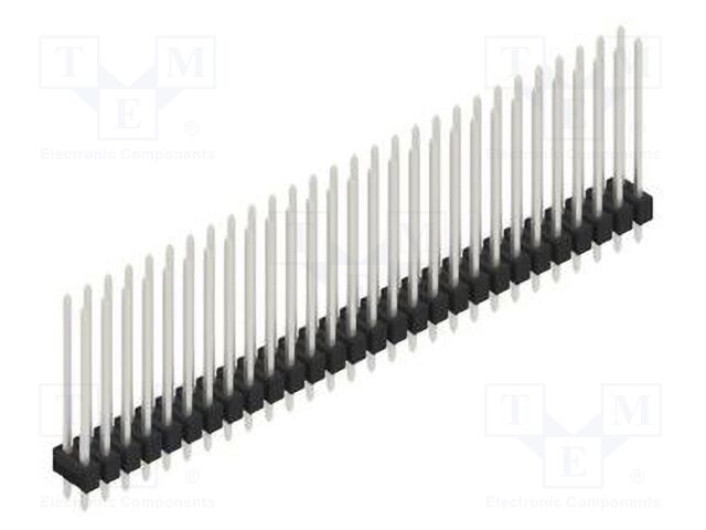 Connector: pin strips; pin header; male; PIN: 56; 2.54mm; THT; 2x28