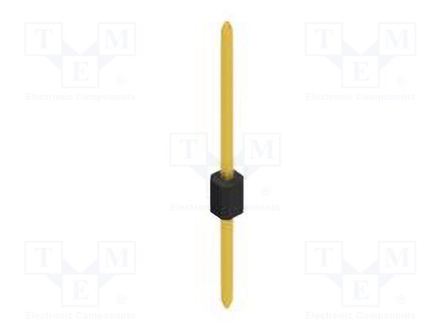 Connector: pin strips; pin header; male; PIN: 1; 1.27mm; THT; 1x1