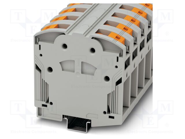 Splice terminal: rail; PA; ways: 1; terminals: 2; W: 31mm; H: 116.4mm