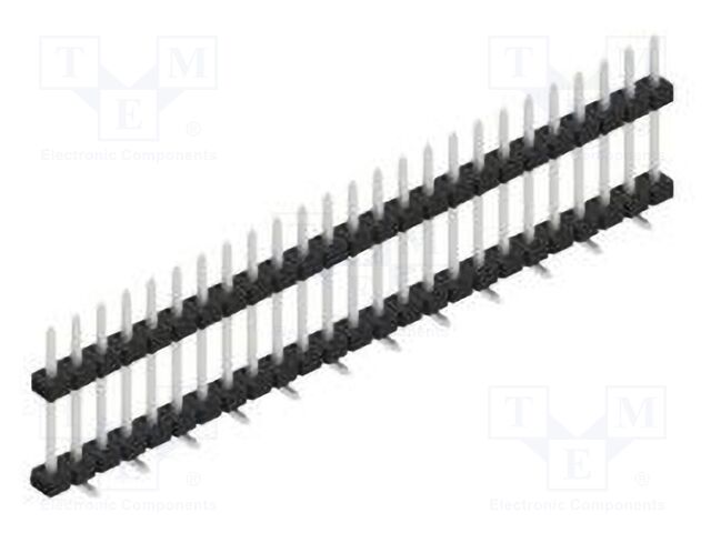 Connector: pin strips; pin header; male; PIN: 25; 2mm; SMT; 1x25