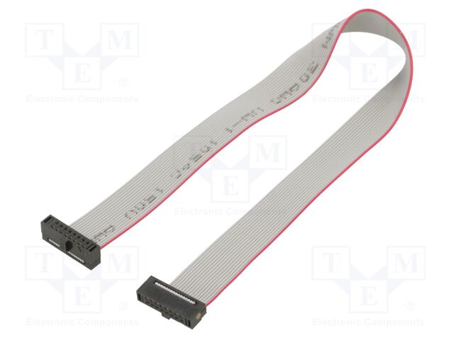 Ribbon cable with IDC connectors; Tape ph: 0.64mm; 203.2mm
