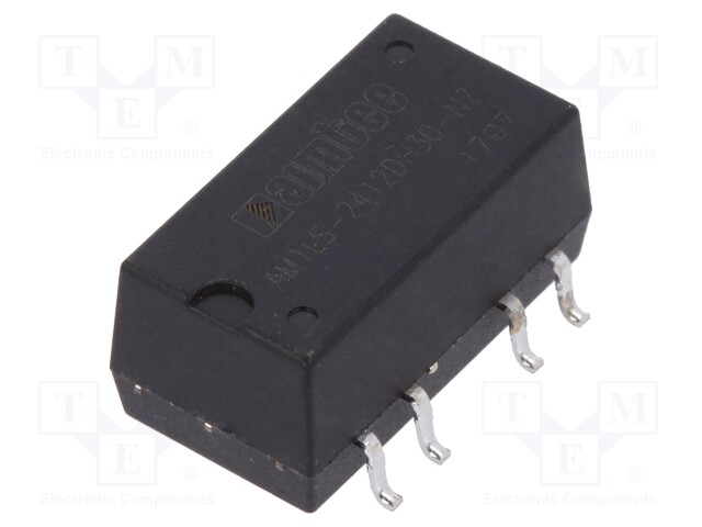 Converter: DC/DC; 1W; Uin: 21.6÷26.4V; Uout: 12VDC; Uout2: -12VDC