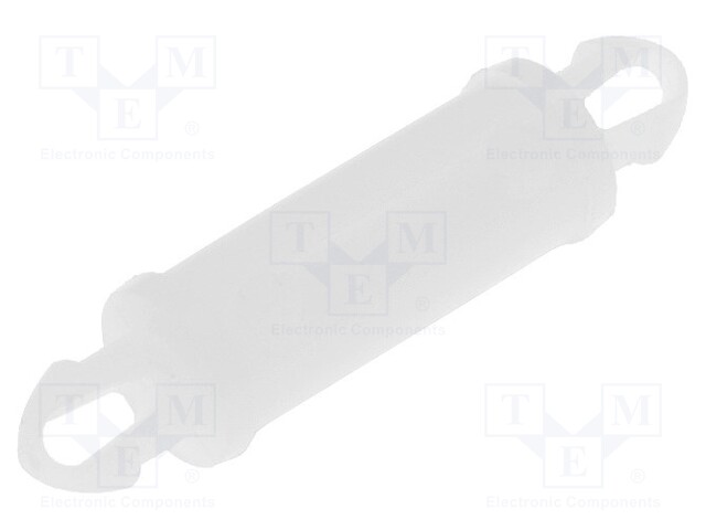 Assembly stud; polyamide; L: 11.1mm; latch/latch; Ø2: 2.54mm
