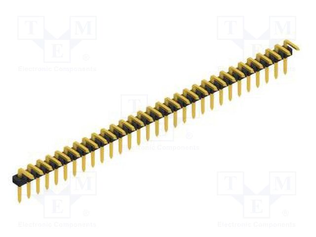 Connector: pin strips; pin header; male; PIN: 30; 2mm; THT; 1x30