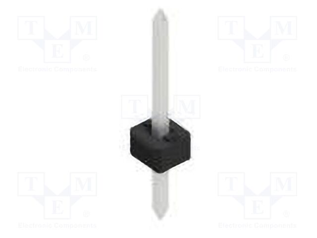Connector: pin strips; pin header; male; PIN: 1; 2mm; THT; 1x1; 100V