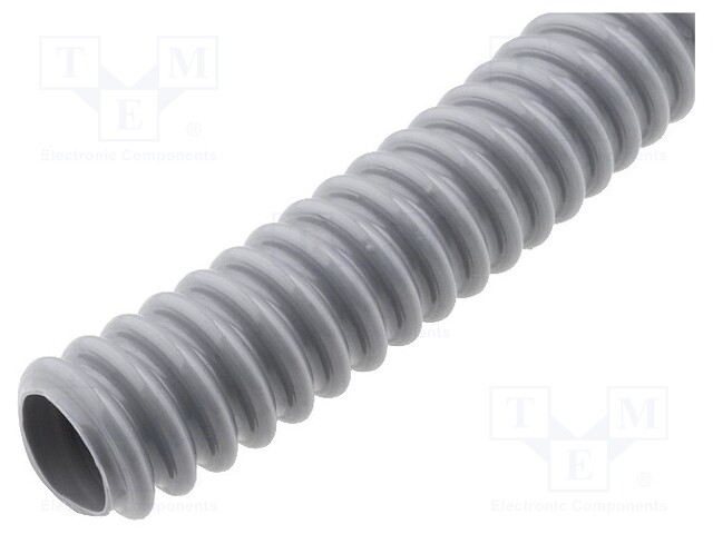Protective tube; ØBraid : 12mm; PVC; grey; Len: 30m; -20÷70°C