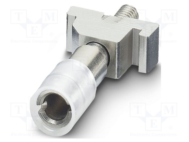 Test socket; screw terminal; PA; ways: 1; W: 5mm; H: 5mm; Body: black