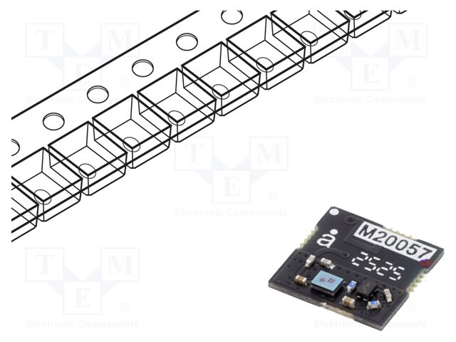 Antenna; GNSS,GPS; SMD; 50Ω; 7x7x0.9mm; -40÷85°C; 1559÷1609MHz