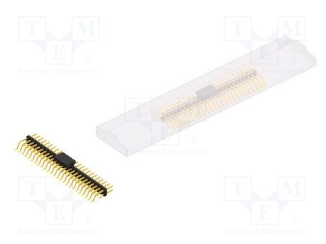 Connector: pin strips; pin header; male; PIN: 50; 2mm; SMT; 2x25