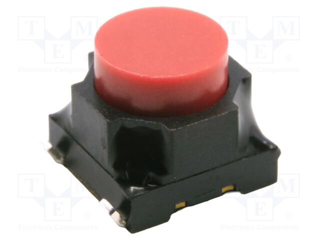 TACTILE SWITCH, SPST, 0.05A, 12VDC, SMD