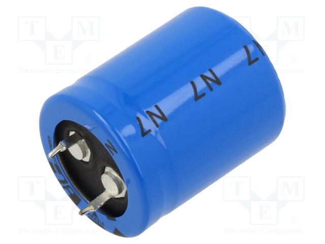 Capacitor: electrolytic; SNAP-IN; 100uF; 450VDC; Ø25x30mm; ±20%