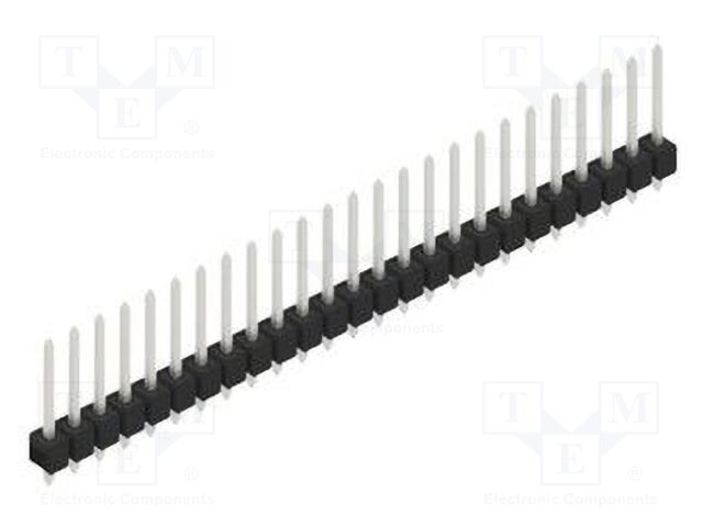 Connector: pin strips; pin header; male; PIN: 25; 2.54mm; THT; 1x25