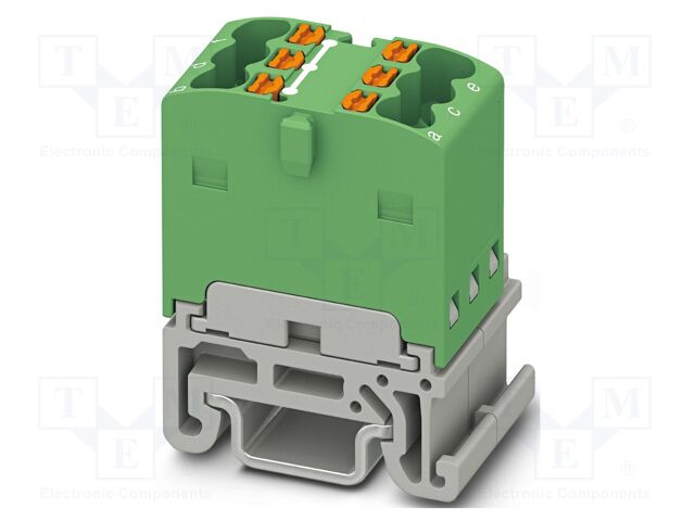 Splice terminal: rail; 17.5A; 500V; push-in; PA; 0.14÷2.5mm2; TS15