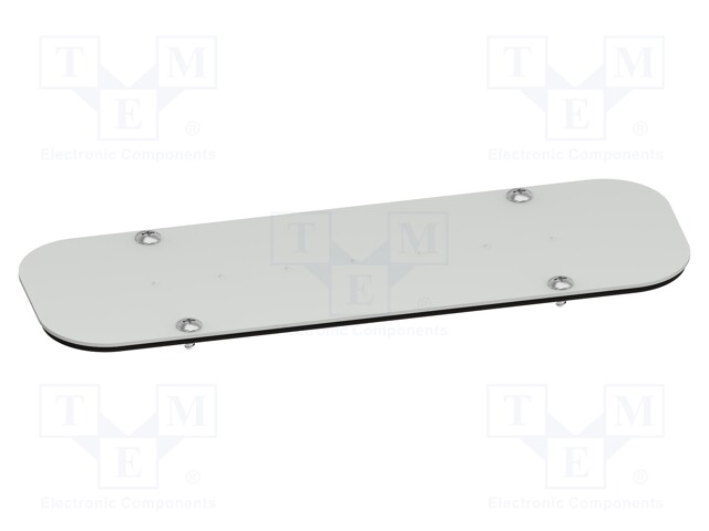 Cable gland plate; steel; W: 200mm; L: 400mm; Spacial S3D; D: 1.5mm