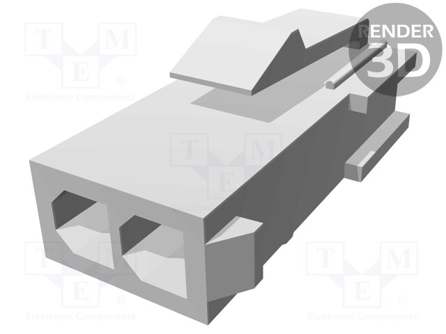 Plug/socket; wire-wire; male/female; Mini Universal MATE-N-LOK