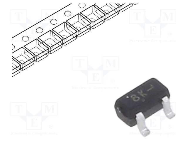 Bipolar Pre-Biased / Digital Transistor, Single NPN, 50 V, 100 mA, 4.7 kohm, 47 kohm, 0.1 (Ratio)
