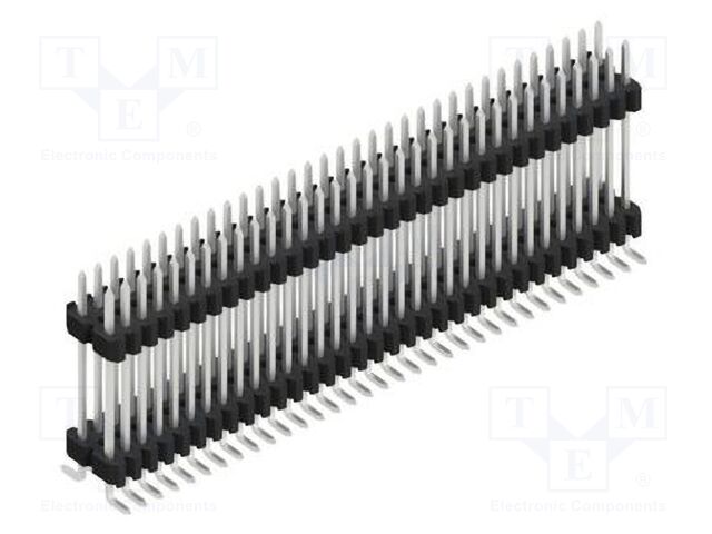 Connector: pin strips; pin header; male; PIN: 66; 1.27mm; SMT; 2x33