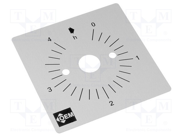 Scale for mechanical timer; Application: MI2R