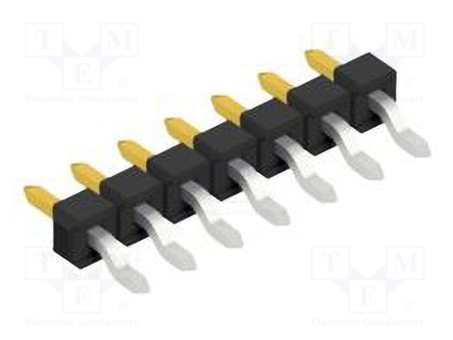 Connector: pin strips; pin header; male; PIN: 7; 2.54mm; SMT; 1x7